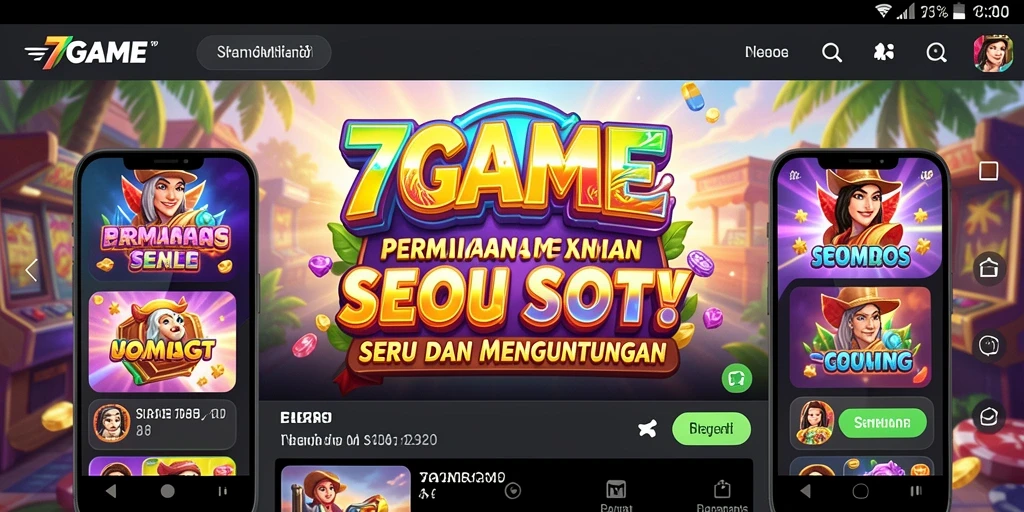 Tampilan menarik dari gameplay slot di 7GAME.