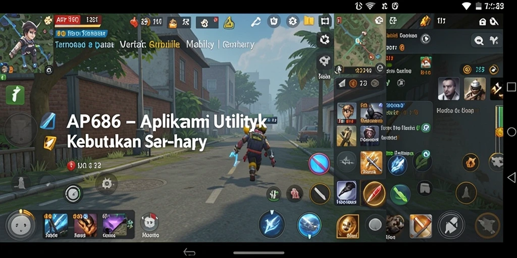 Tampilan antarmuka aplikasi AP686 yang intuitif dan menarik.