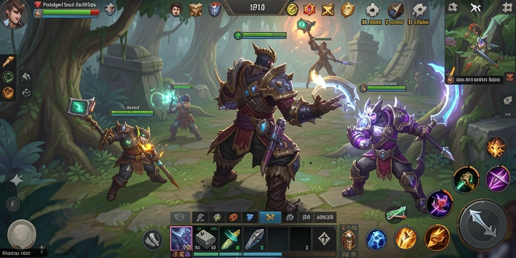 Tampilan gameplay API33 yang menarik dan penuh aksi ARPG.