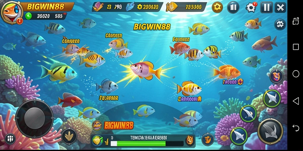 Screenshot gameplay Tembak Ikan di BIGWIN88.