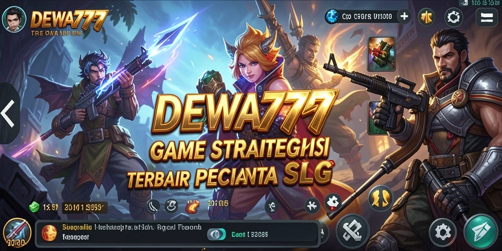 Tampilan gameplay DEWA777 dengan aksi strategi yang dinamis.