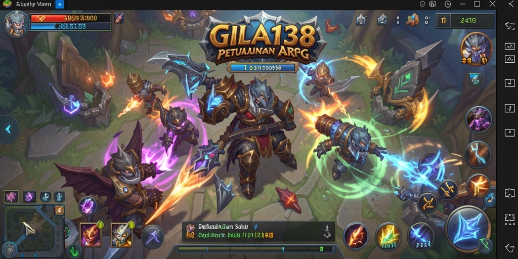 Tampilan gameplay GILA138 yang epik dalam dunia ARPG.