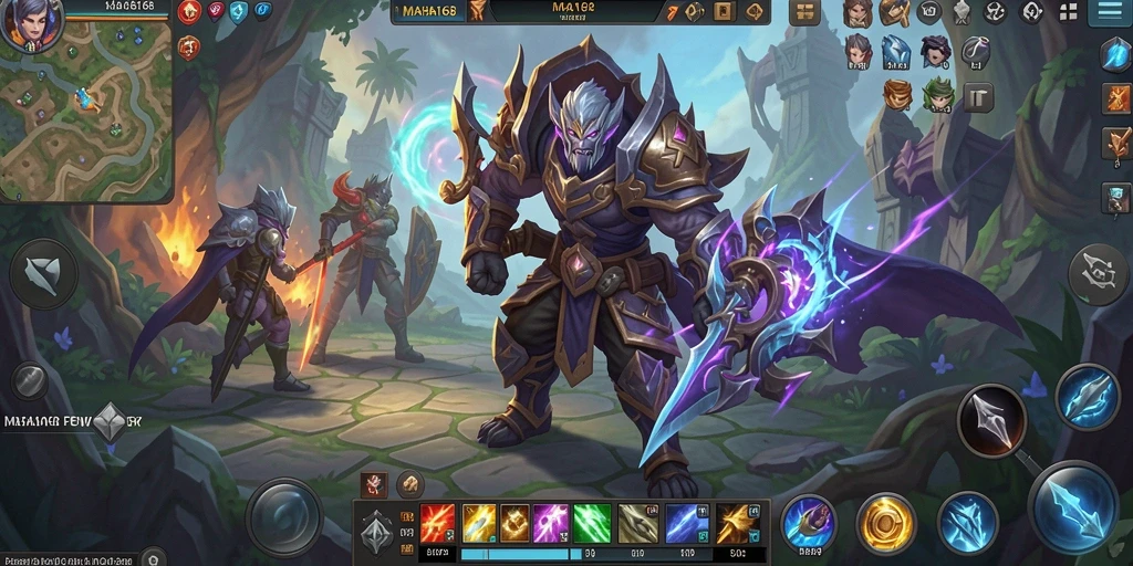 Tampilan gameplay epik dari MAHA168 yang penuh petualangan.