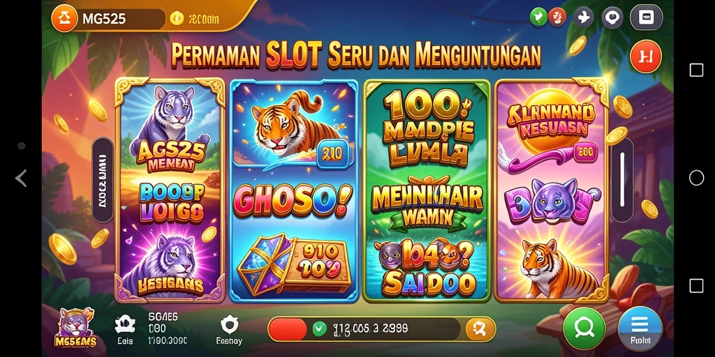 Tampilan menarik dari gameplay MG525 yang mengasyikkan.
