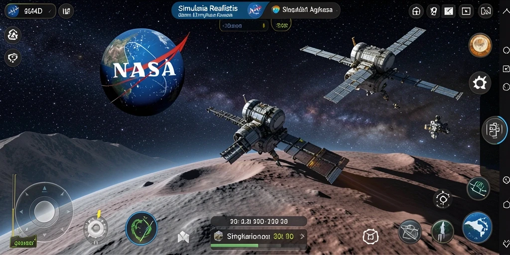Gameplay simulasi luar angkasa yang menakjubkan di NASA4D.