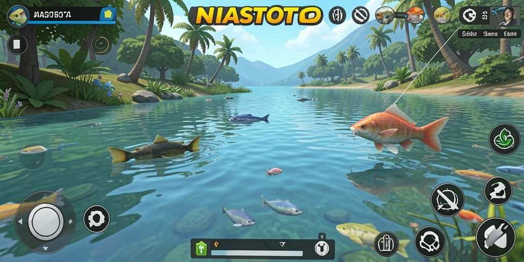 Tangkapan ikan yang spektakuler dalam gameplay NIASTOTO.