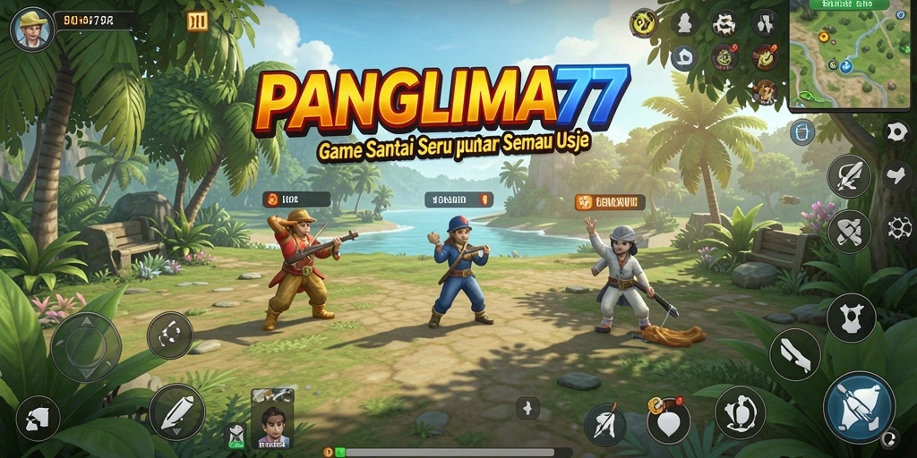 Tampilan gameplay seru dan menarik dari PANGLIMA77.