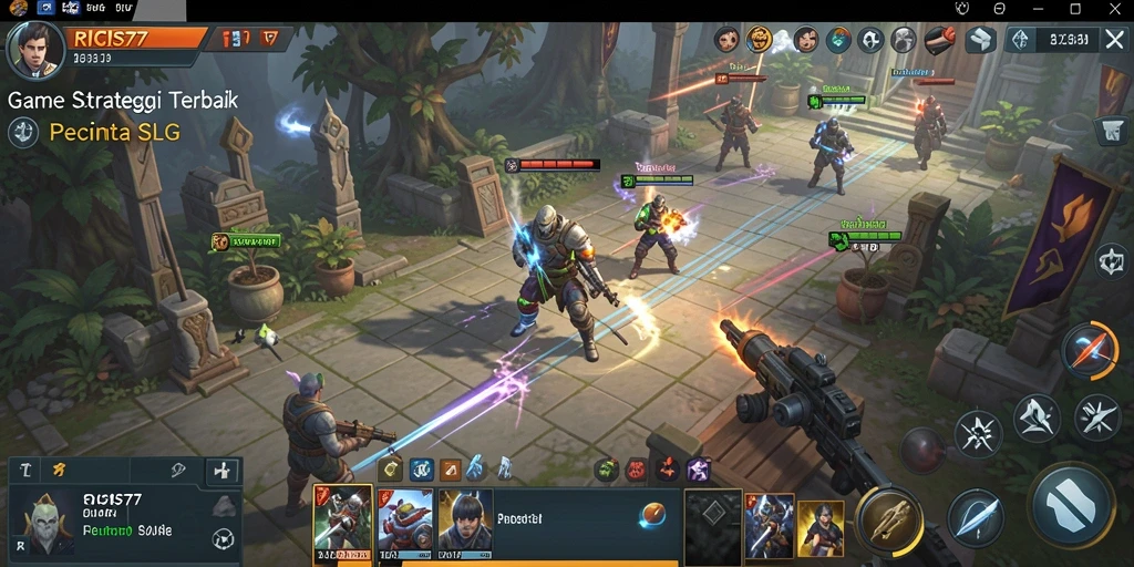 Tampilan gameplay RICIS77 yang mendalam dan strategis.