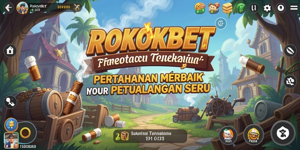 Tampilan permainan menakjubkan dari ROKOKBET di aksi Tower Defense.