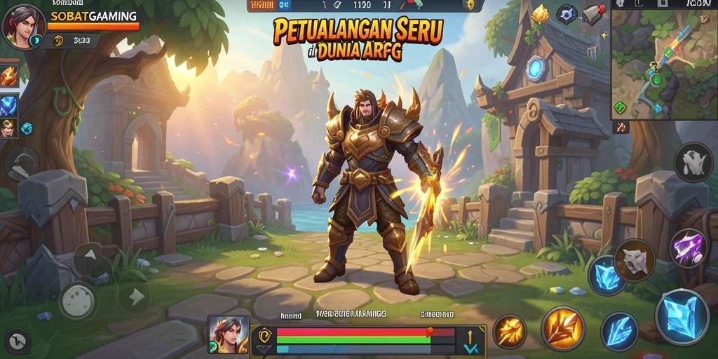 Screenshot gameplay SOBATGAMING yang memperlihatkan aksi tempur seru.
