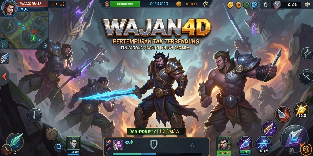 Tampilan menakjubkan dari gameplay intens WAJAN4D.